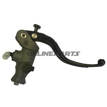 Accossato Hydraulic Brake Master Cylinder16 X 16 Fixed Lever Black For 22Mm Bars