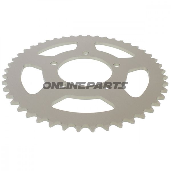 Rear Sprocket Alu 46 Tooth Pitch 520 Silverinner Diameter 080 Bolt Spacing 100
