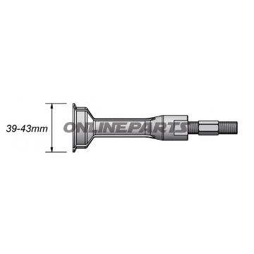Insert Bearing Puller 39-43Mm
