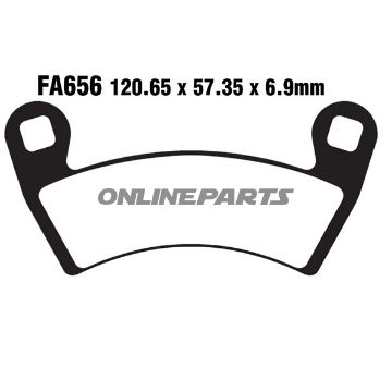 Brake Pads Sintered R Ebc Fa656r