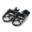 Foot Rests Kit Black Accossatomotocross