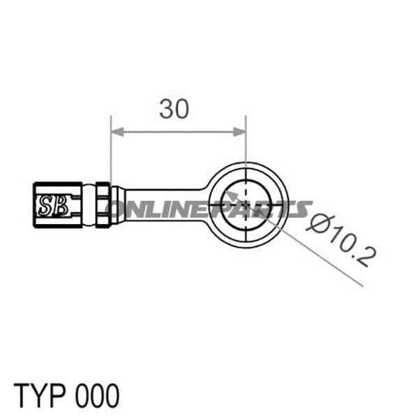 Vario Banjo Fittingtyp000 10 Mm 0Deg Chrom