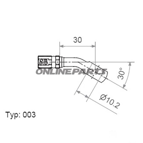 Vario Banjo Fittingtyp003 10 Mm 30Deg Vi