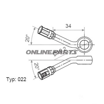 Vario Banjo Fittingtyp022 10 Mm 20+20 Anthrazit