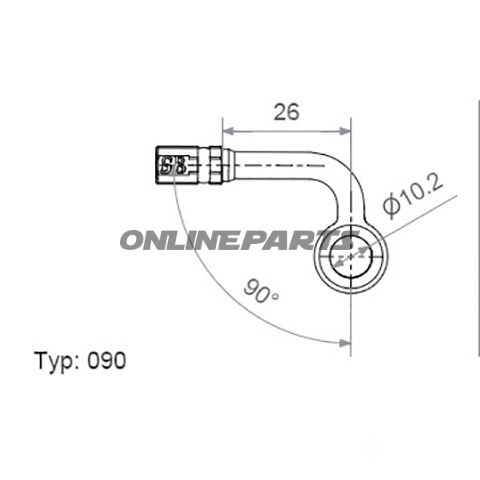 Vario Banjo Fittingtyp090 10 Mm 90Degs Anthrazit