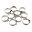 Band Clamp 20.8 Jmpwidth 7Mm Stainless Steel 10 Pcs