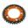 Rear Sprocket Dual 37 Tooth Pitch 525 Orangezf Inner Diameter 101 Bolt Spacing 124