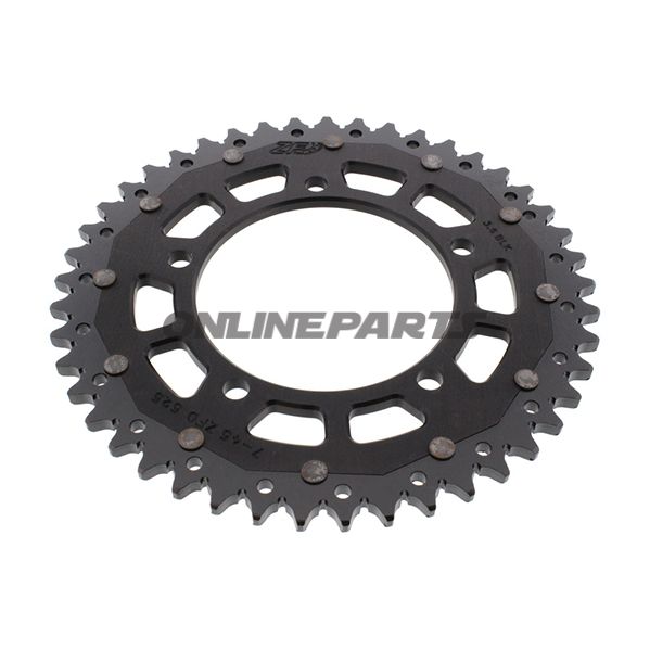 Rear Sprocket Dual 45 Tooth Pitch 525 Blackzf Inner Diameter 110 Bolt Spacing 130.8