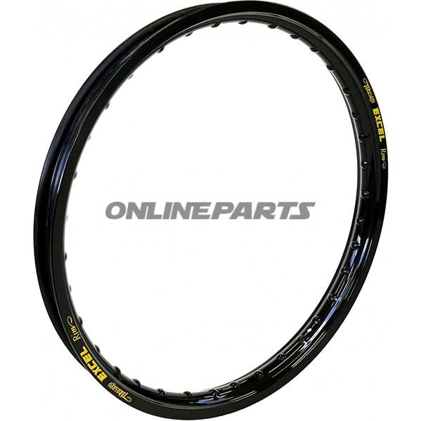 Aluminium Rim Excel1.40 X 14 Black 32H