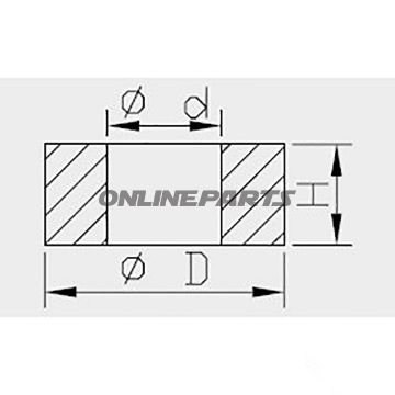 U-Scheibe Piston Rod Kyb