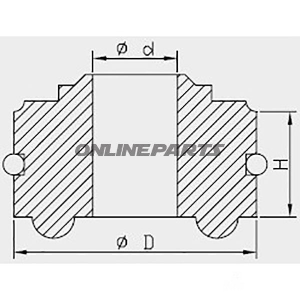 Sealing Head Kyb40/14 Mm
