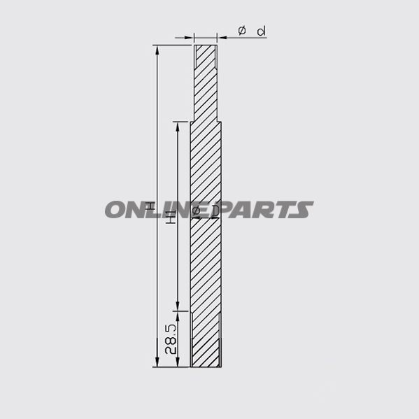 Piston Rod For Komp Federbkayaba