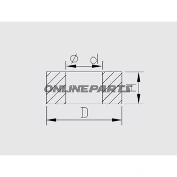 Abstandsh Piston Rodfederbein Innen 18 Mm Kayaba