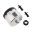 Brake Fluid Reservoir Filler Evotechsilver/Black