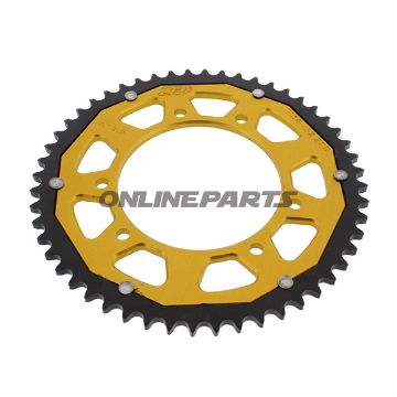 Rear Sprocket Dual 52 Tooth Pitch 428 Goldzf Inner Diameter 105 Bolt Spacing 125