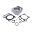 Cylinder Kit 250Ccm Athenastd Cylinder Kit Mx Easy
