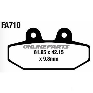 Brake Pads Semi-Sintered V Ebc