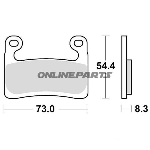 Brake Pads Sintered Scr Trwalternative: 7370223
