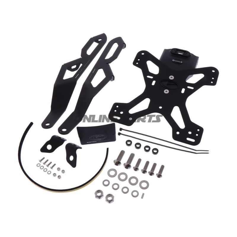 Licence Plate Holder Evotechblack