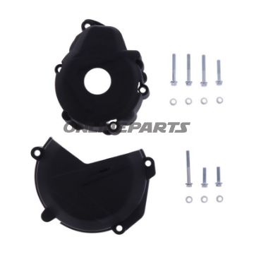 Clutch/ Ignition Cover Protector Blackkit