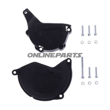 Clutch/ Ignition Cover Protector Blackkit