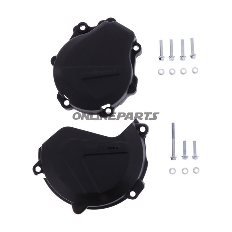Clutch/ Ignition Cover Protector Blackkit