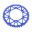 Rear Sprocket Aluminium 51 Tooth Pitch 520 Bluejt Inner Diameter 130 Bolt Spacing 150