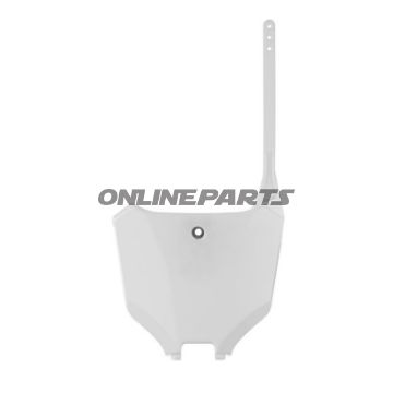 Number Plate White