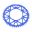 Rear Sprocket Aluminium 50 Tooth Pitch 520 Bluejt Inner Diameter 125 Bolt Spacing 150