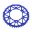 Rear Sprocket Aluminium 51 Tooth Pitch 520 Bluejt Inner Diameter 125 Bolt Spacing 150