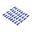 Spoke Nipple Kit Front36 Piece Alu Blue
