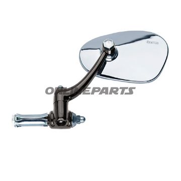 Spejl Oval Chrom, Venstreleft Hand