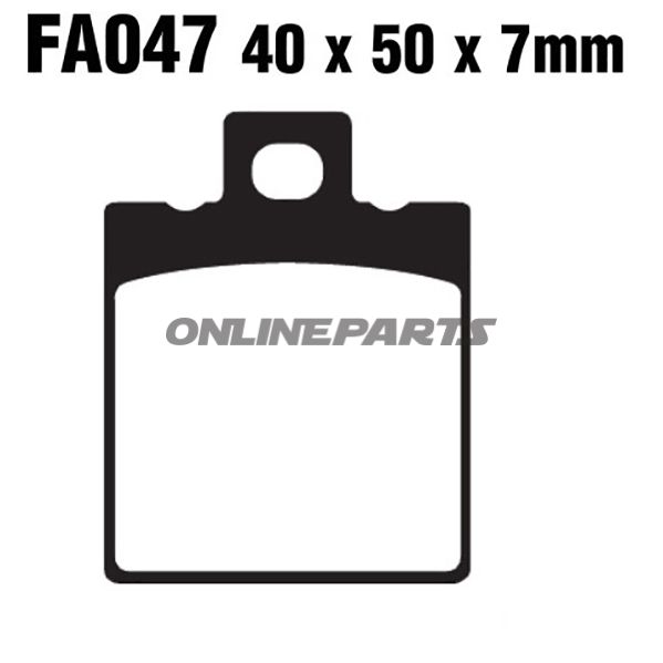 Brake Pads Sintered Hh Ebc Fa047hhaltn 7630032