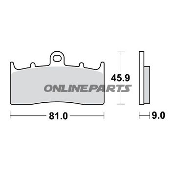 Brake Pads Sintered Sv Trwaltn 7329287