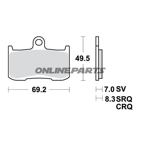 Brake Pads Std Trw Lucasalternative: 7324304