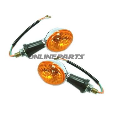 Indicator Universal Oval Jmpchrome With Orange Lens