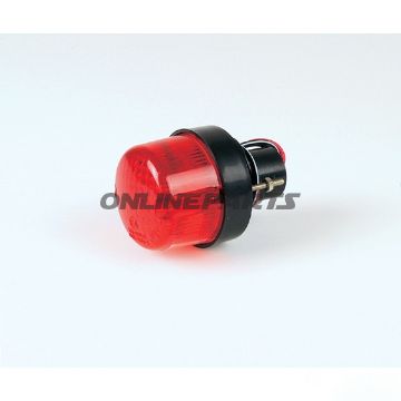 Tail Light Mini Round Jmpred Lens Surround Black