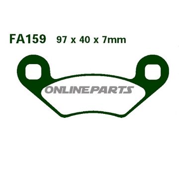 Brake Pads Sintered R Ebc Fa159raltn 7874407