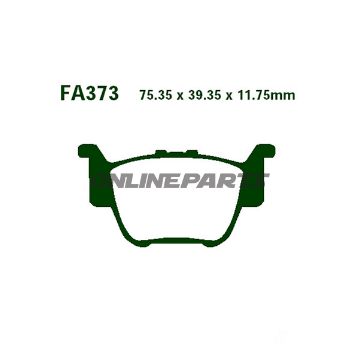 Brake Pads Sintered R Ebc Fa373raltn 7874423