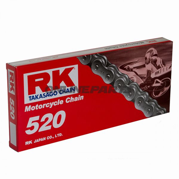 Rk Standard Chain 520/114Open Chain With Spring Link