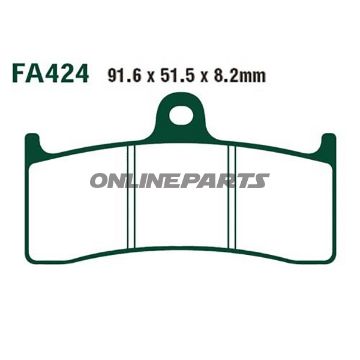 Brake Pads Std Ebc Fa424