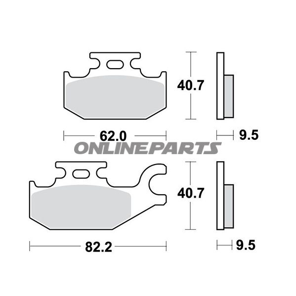 Brake Pads Sintered Si Trwaltn 7325608
