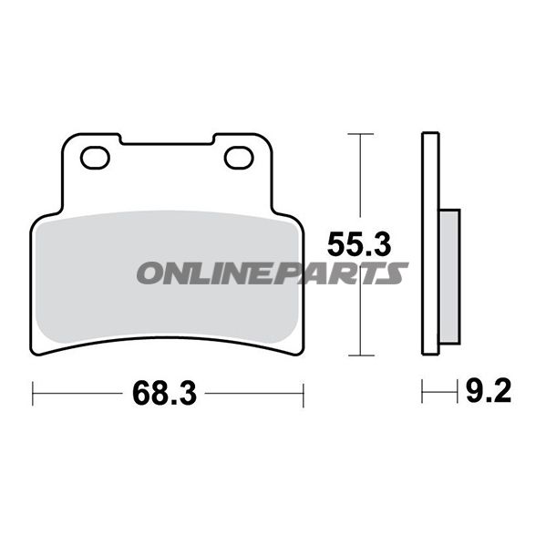 Brake Pads Std Trwaltn 7322423