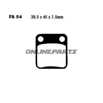 Brake Pads Scooter Ebc Sfa054oder 7870191