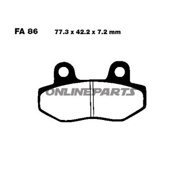 Brake Pads Scooter Ebc Sfa086altn 7872114