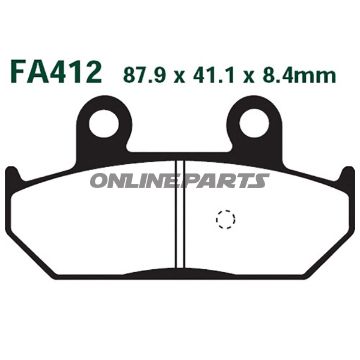 Brake Pads Scooter Ebc Sfa412oder 7870240