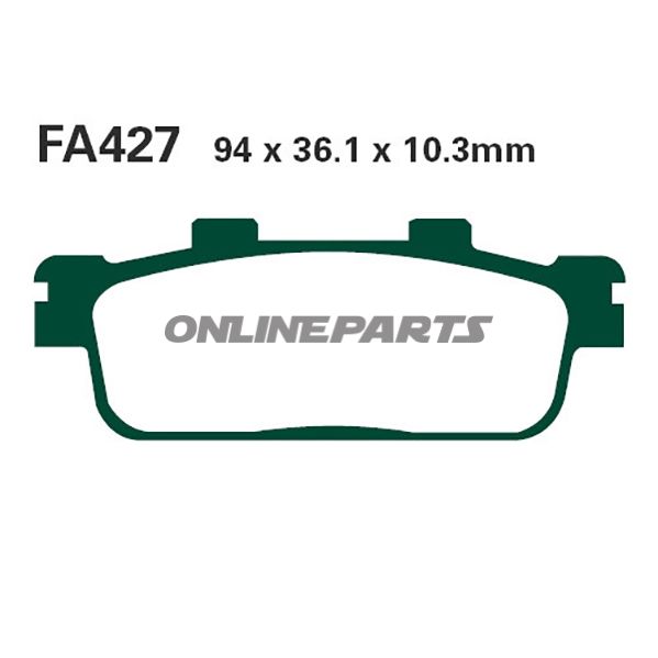 Brake Pads Scooter Ebc Sfa427oder 7870248