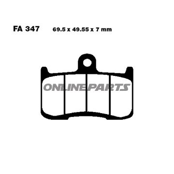 Brake Pads Sintered Epfa Ebc Epfa347hhoder 7870170