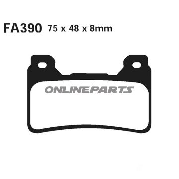 Brake Pads Sintered Epfa Ebc Epfa390hhoder 7870166