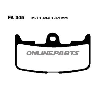 Brake Pads Sintered Epfa Ebc